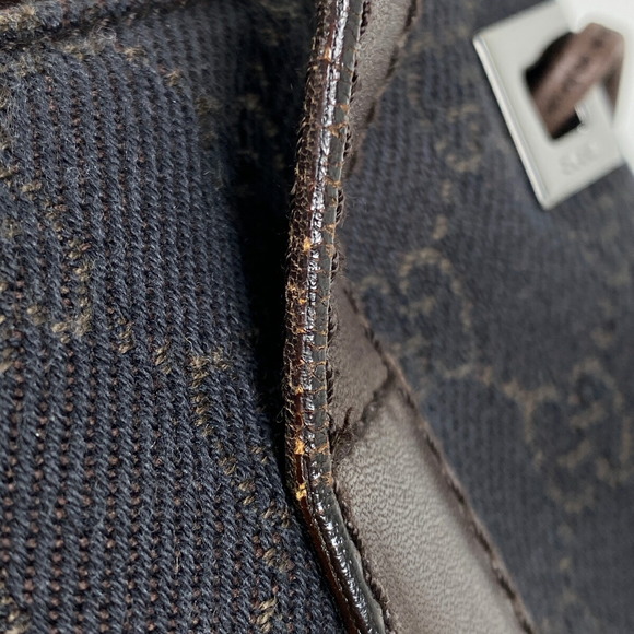 Gucci Bag GG Black canvas Shoulder - Picture 5 of 7